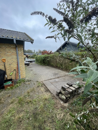 Færdig nedrivning af carport i Middelfart